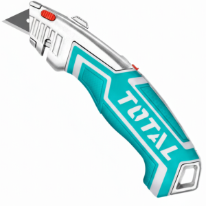 Cuchillo cartonero retráctil 61x19 mm TOTAL TOOLS