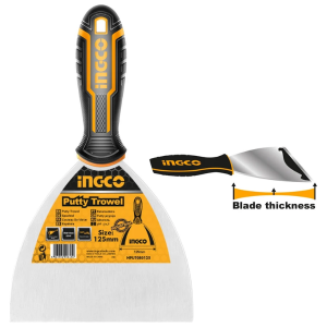 Espátula con Mango Plástico 125 mm (5") Ingco - HPUT08125