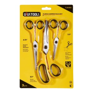 Juego de Tijeras Domésticas 3 Piezas Uyustools