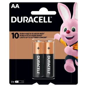 Pilas Alcalinas AA Duracell (Pack de 2 Unidades)