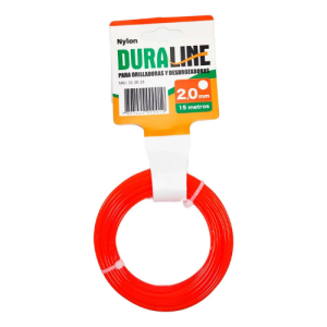 Hilo de Nylon Redondo 2.0 mm x 15 m Naranja Duraline